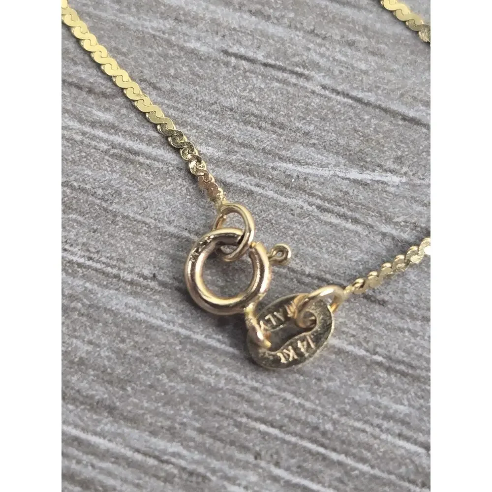 14K Yellow Gold 